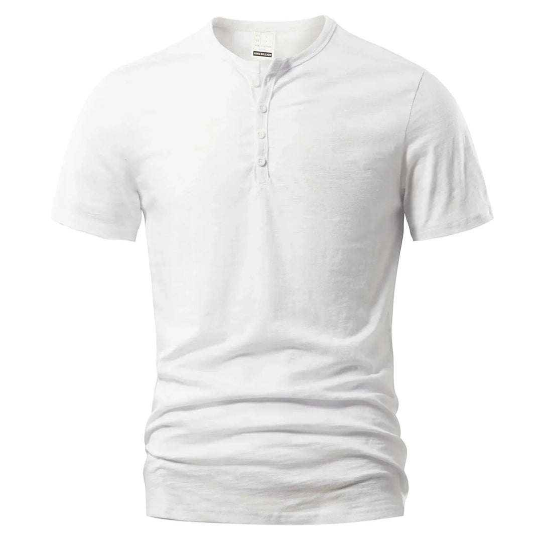 Michael | Maglietta Casual Henley Da Uomo | Leggera