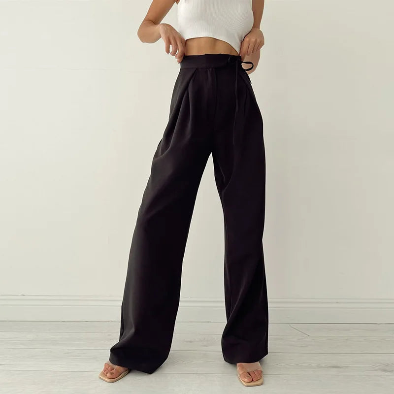 Pantaloni Da Donna A Gamba Larga | Casual