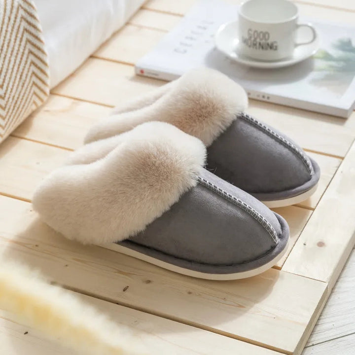 Pantofole Per Donna | Con Bordo In Pelliccia