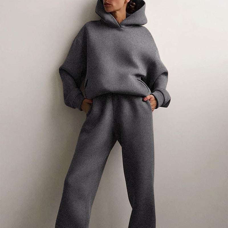 Set Tuta Oversize Per Donna | Manica Lunga