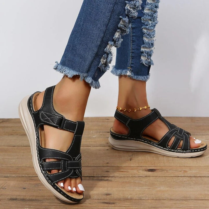 Cómodas sandalias planas para mujer | Slingback