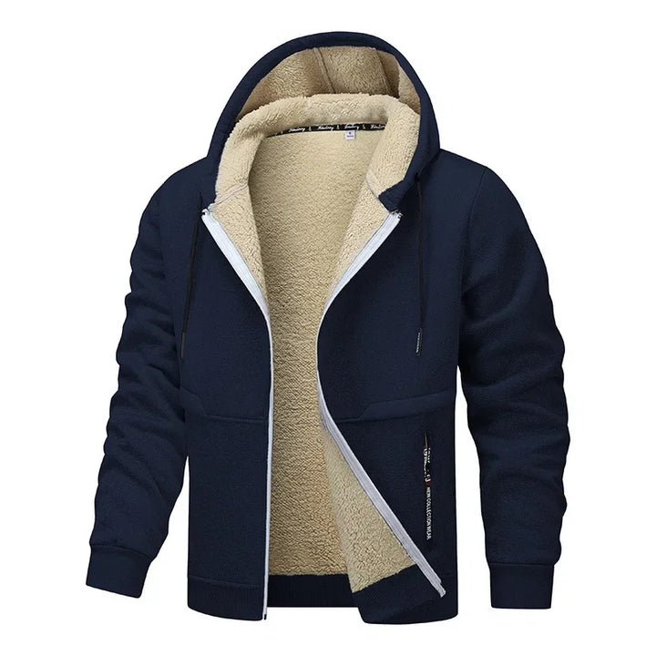 Casual Fleece Jacket for Men with Long Sleeve | Winter