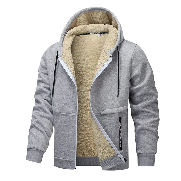 Casual Fleece Jacket for Men with Long Sleeve | Winter