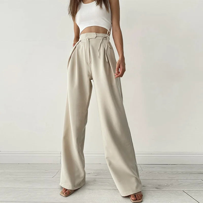 Pantaloni Da Donna A Gamba Larga | Casual