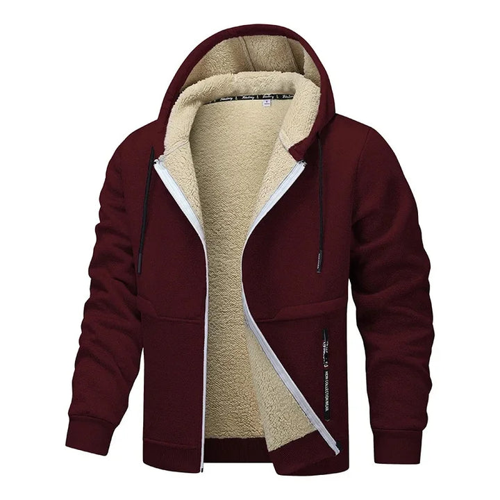 Casual Fleece Jacket for Men with Long Sleeve | Winter