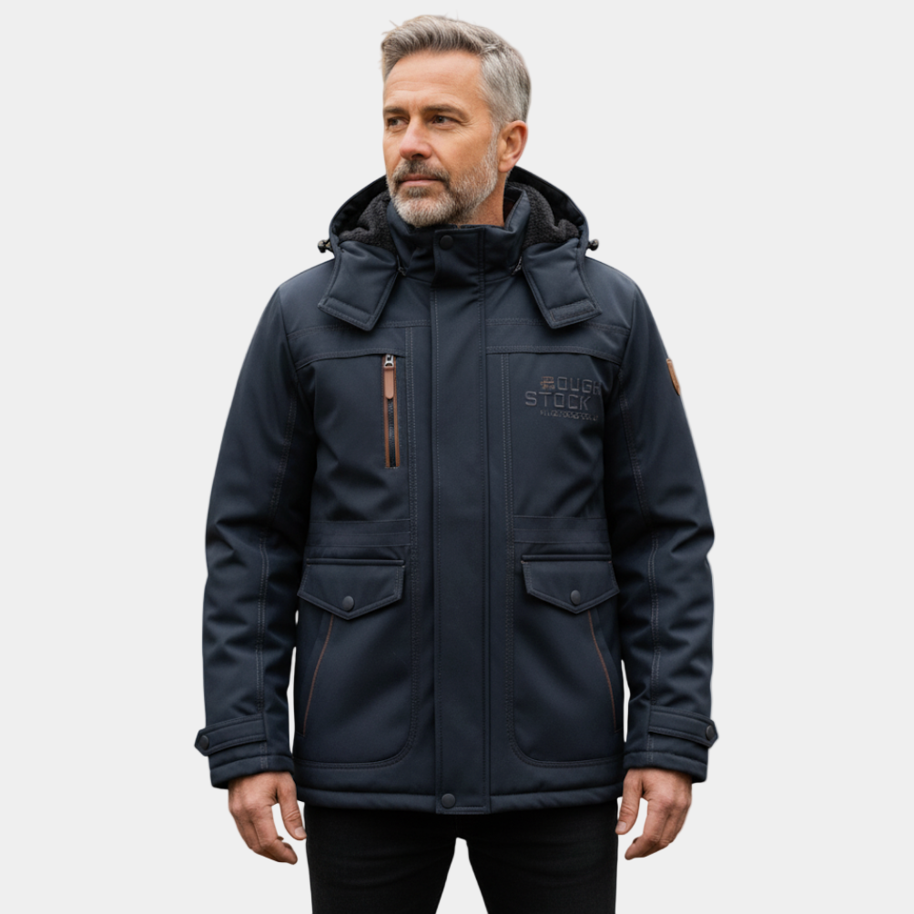 Zico Giacca Invernale Uomo Imbottita – Jacket Calda con Cappuccio e Fodera Isolante