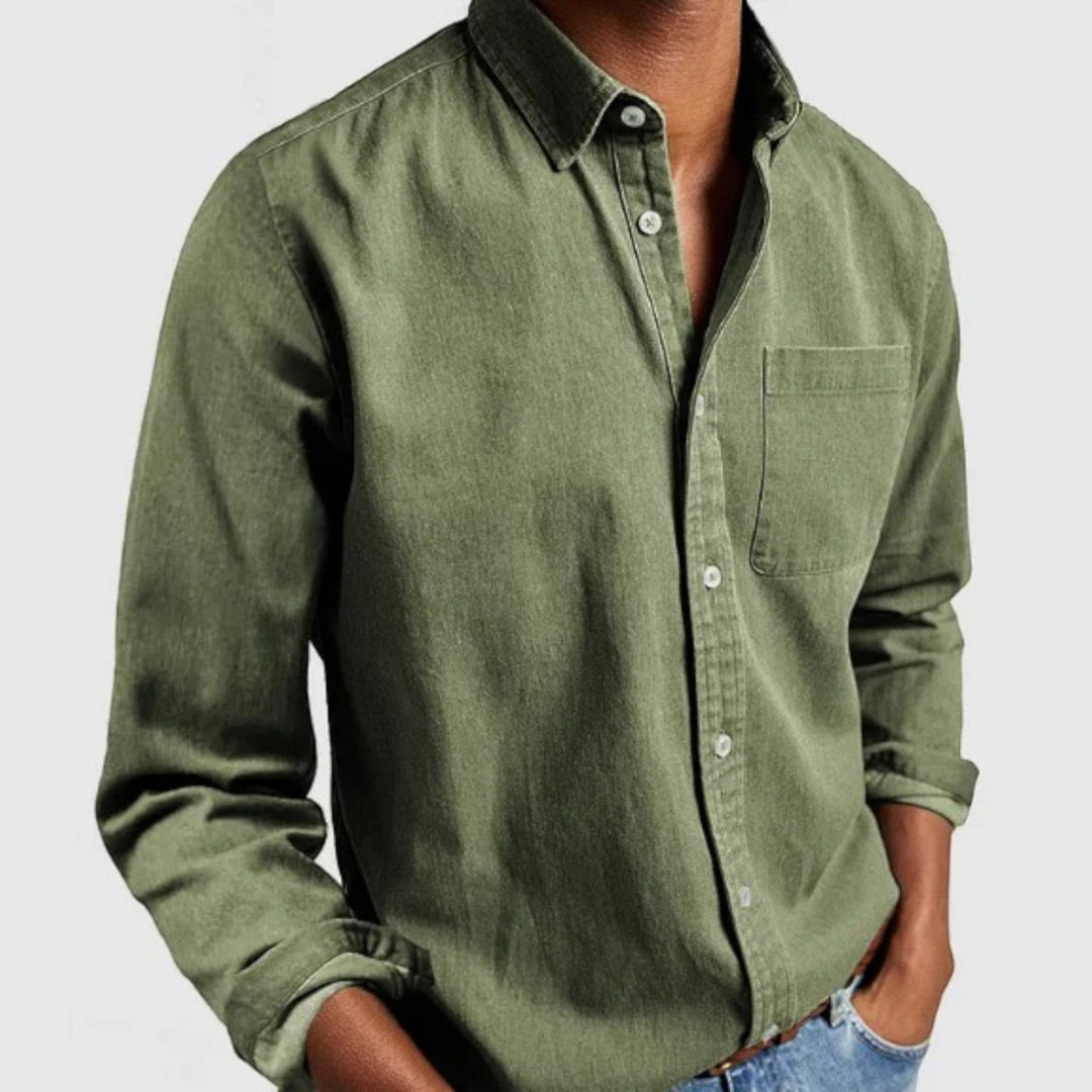 Roman | Camicia Casual Button-down Da Uomo | Manica Lunga