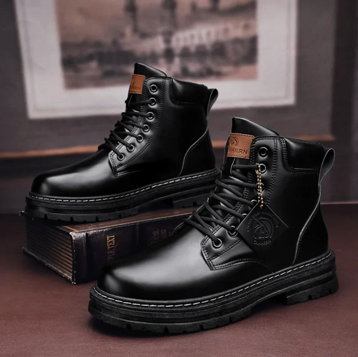 Leandro Scarpe Uomo Invernali – Stivali Antiscivolo Impermeabili con Supporto e Comfort
