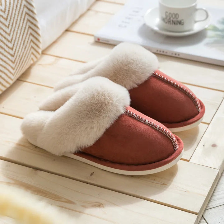 Pantofole Per Donna | Con Bordo In Pelliccia
