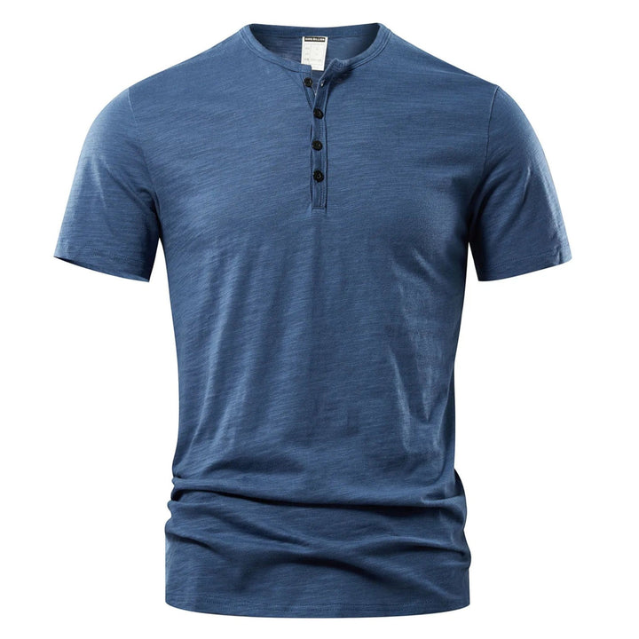 Michael | Maglietta Casual Henley Da Uomo | Leggera