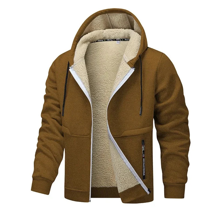 Casual Fleece Jacket for Men with Long Sleeve | Winter