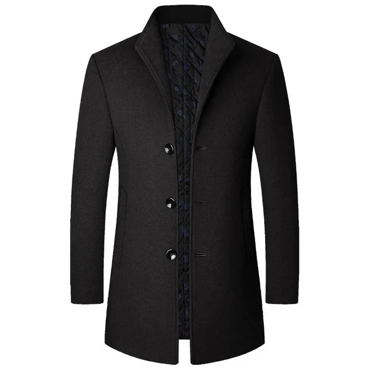 Jasper Cappotto Uomo in Misto Lana – Business Casual, Elegante e Caldo
