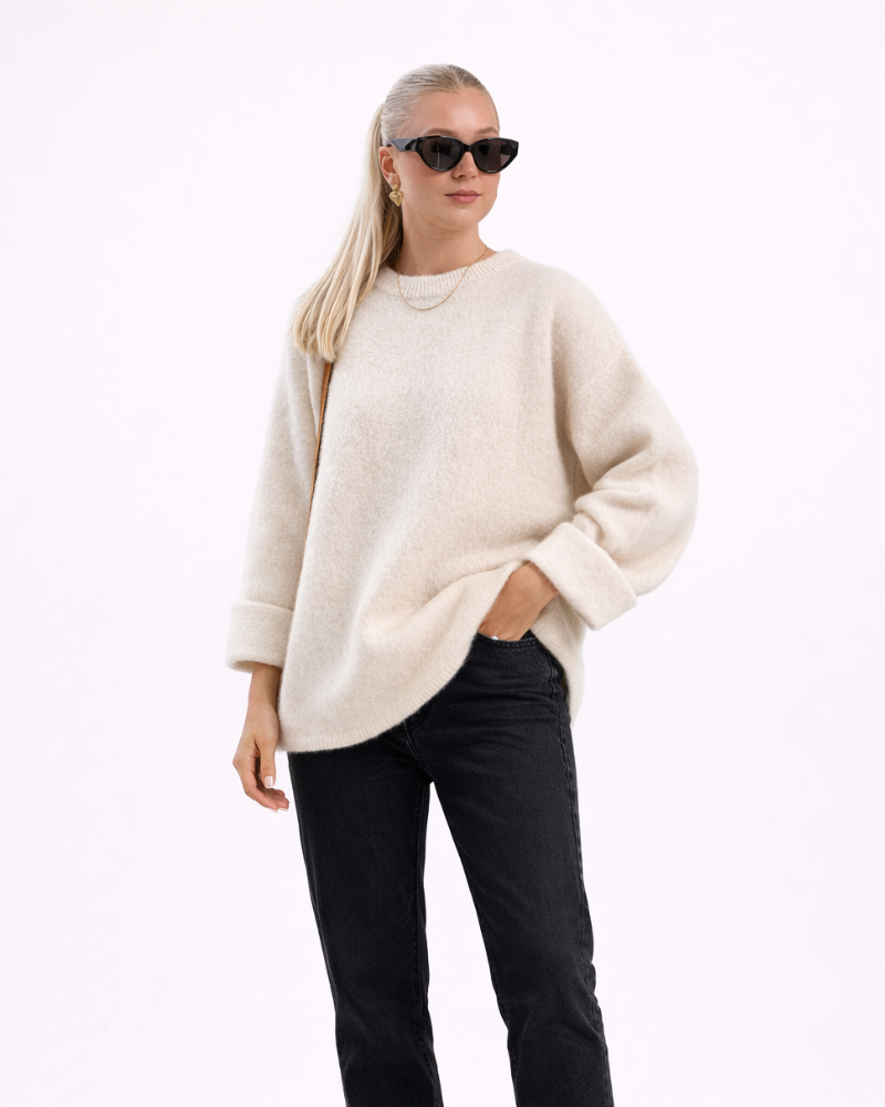 Meryl Maglione Donna Mohair – Měkký elegantní a pohodlný casual svetr s pohodlným střihem