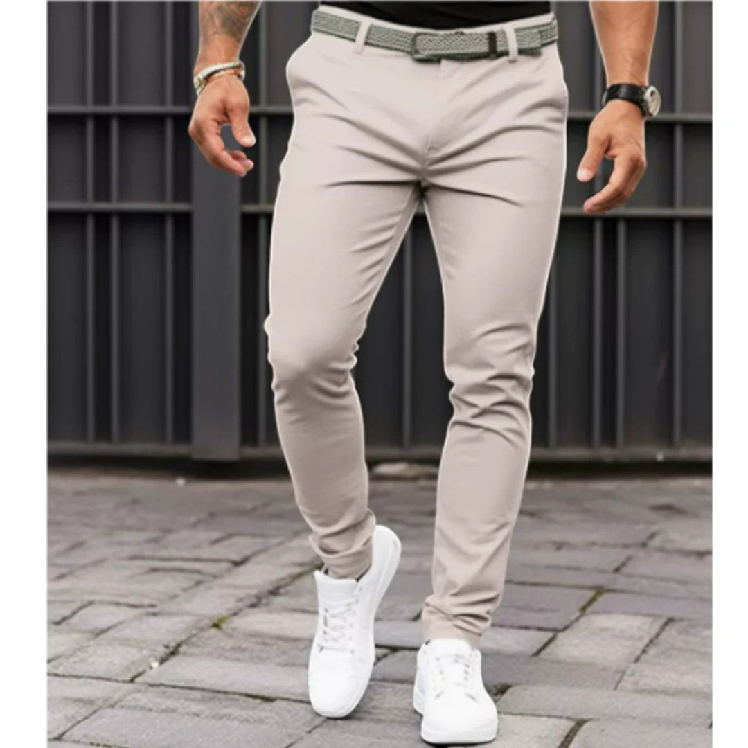 Bastien | Pantaloni Chino Elasticizzati Da Uomo | Vestibilità Slim