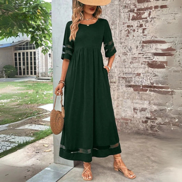 Abito Estivo A Girocollo Per Donna | Maxi