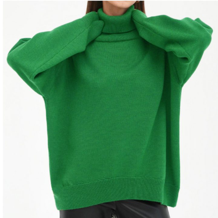 Maglione Dolcevita Larga Da Donna | Inverno