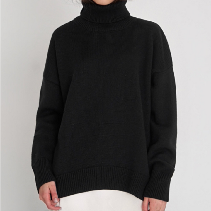 Maglione Dolcevita Larga Da Donna | Inverno