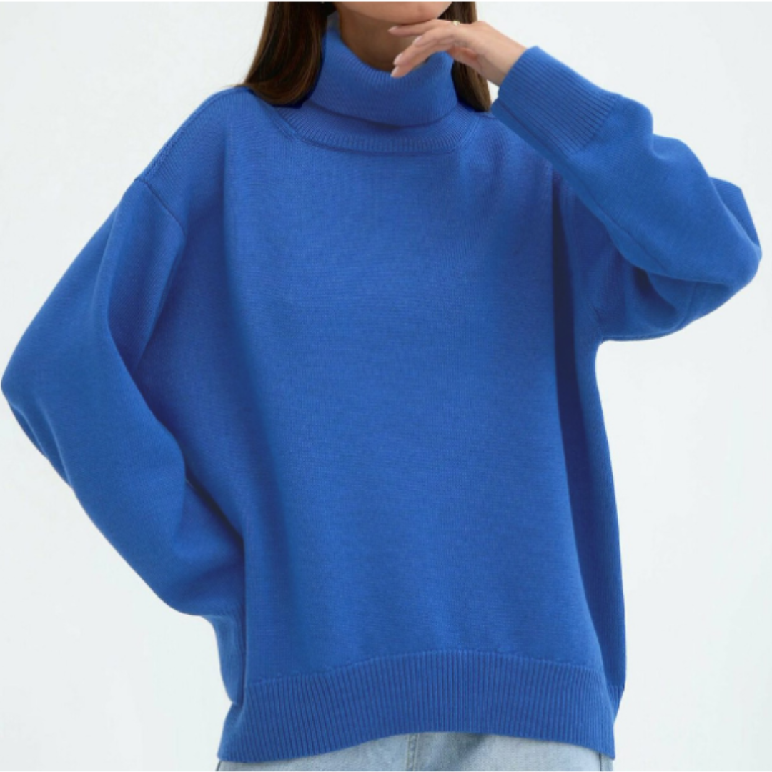 Maglione Dolcevita Larga Da Donna | Inverno