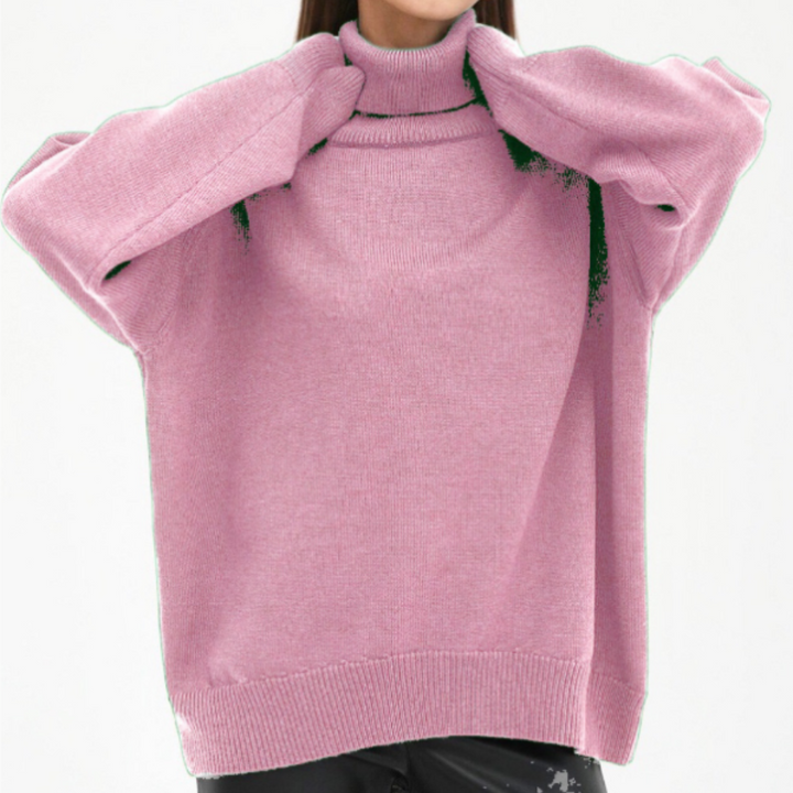Maglione Dolcevita Larga Da Donna | Inverno