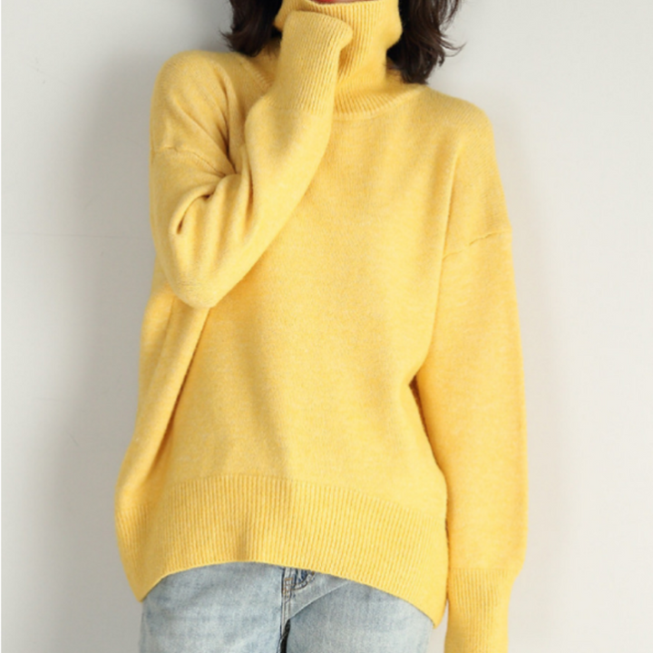 Maglione Dolcevita Larga Da Donna | Inverno