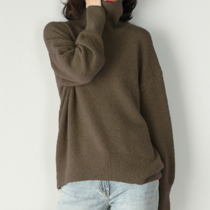 Maglione Dolcevita Larga Da Donna | Inverno