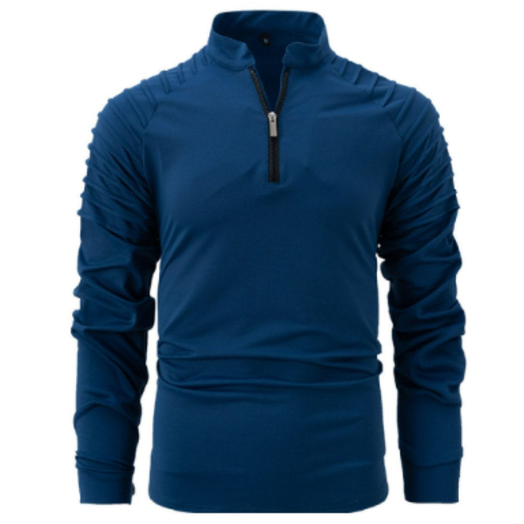 Maglione Da Uomo Manica Lunga Mezza Zip | Invernale