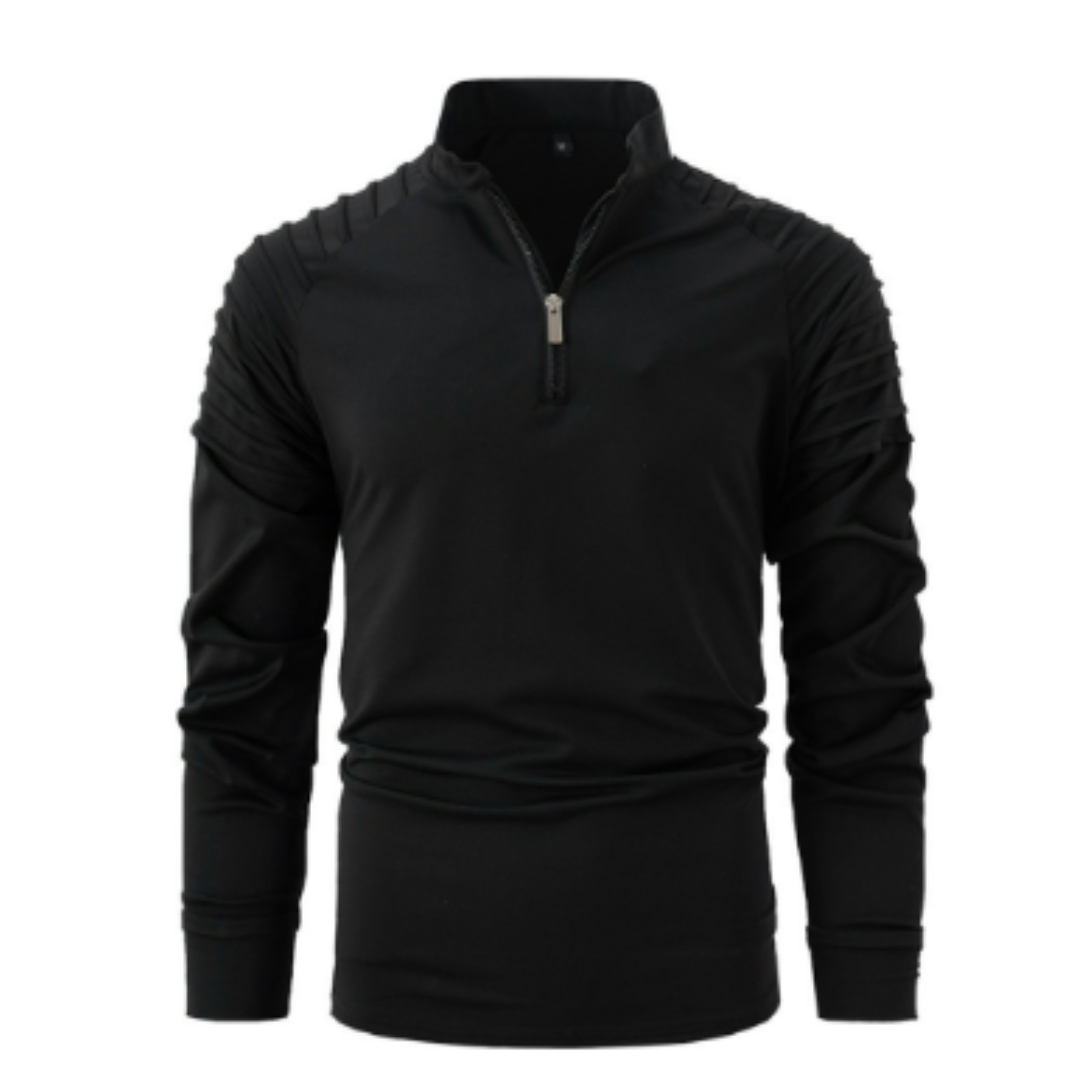 Maglione Da Uomo Manica Lunga Mezza Zip | Invernale