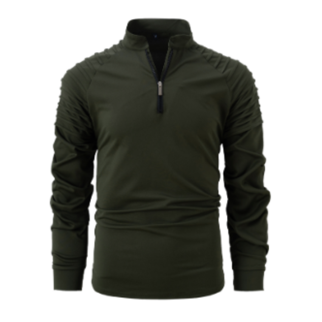Maglione Da Uomo Manica Lunga Mezza Zip | Invernale