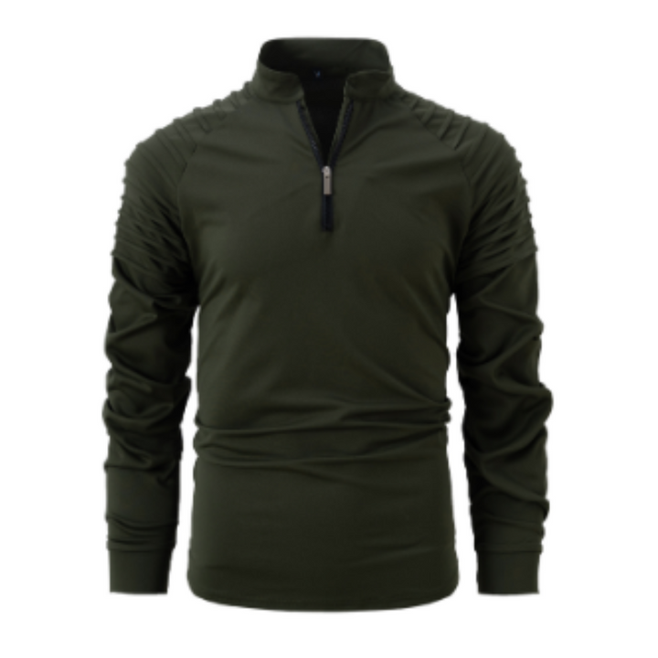 Maglione Da Uomo Manica Lunga Mezza Zip | Invernale