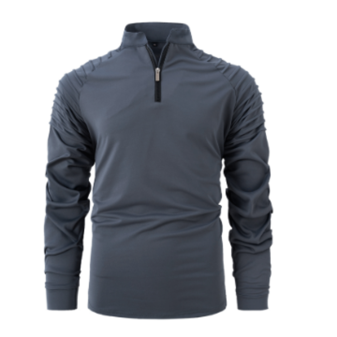 Maglione Da Uomo Manica Lunga Mezza Zip | Invernale