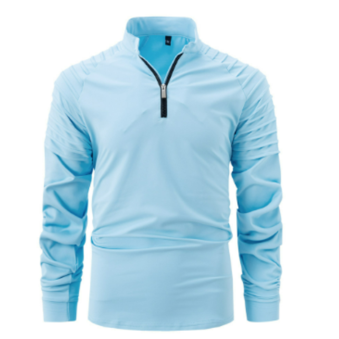 Maglione Da Uomo Manica Lunga Mezza Zip | Invernale