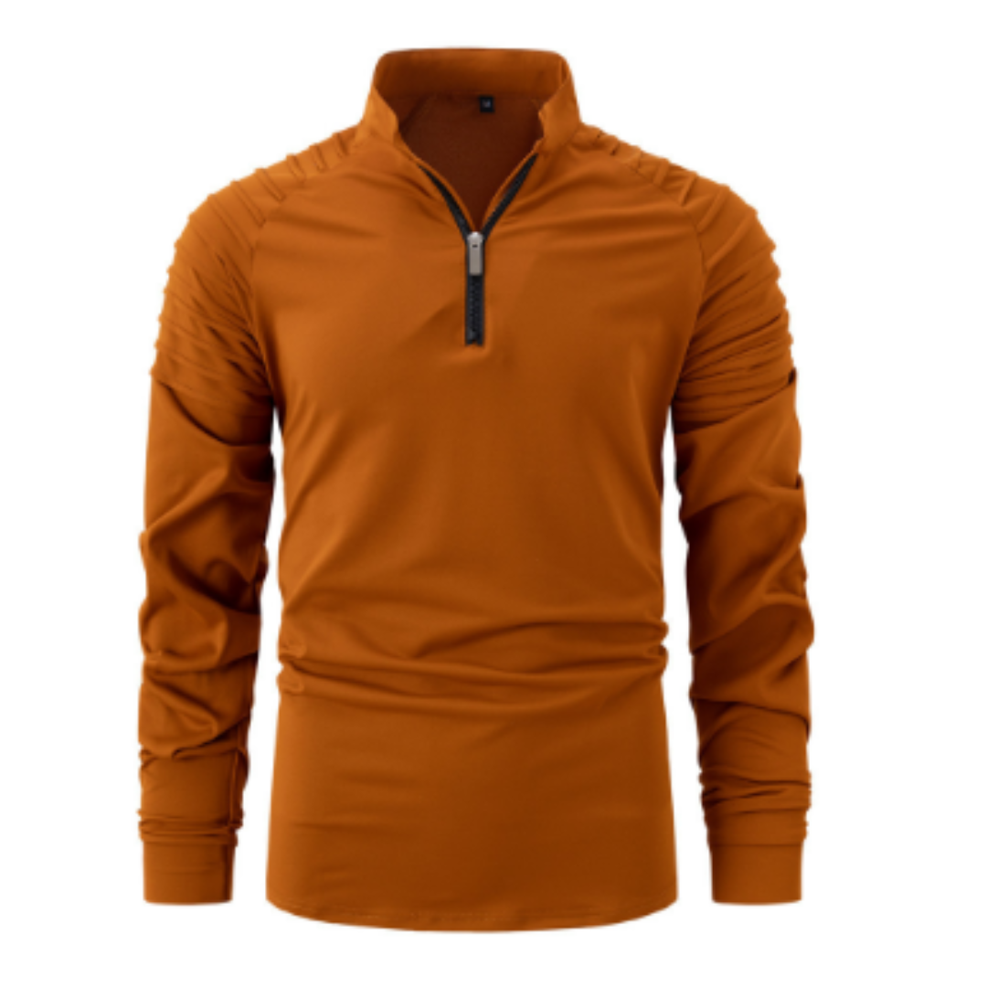 Maglione Da Uomo Manica Lunga Mezza Zip | Invernale