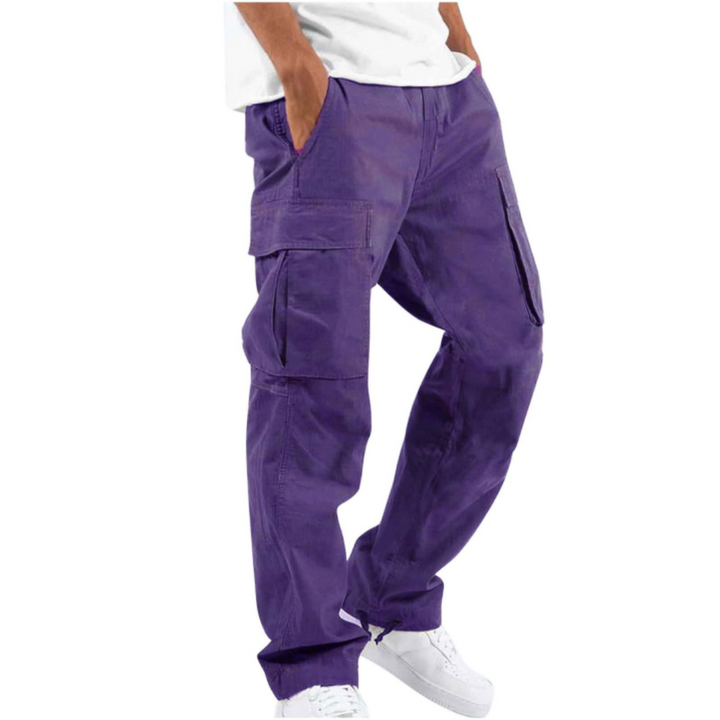 Pantalone Cargo Da Uomo | Gamba Larga
