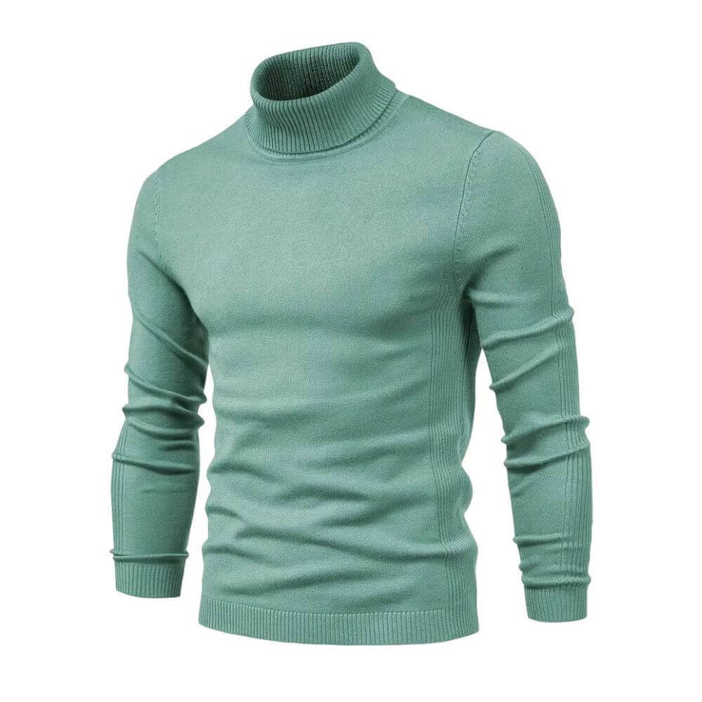 Anthony Maglione Uomo a Coste con Collo – Caldo, Confortevole e Versatile