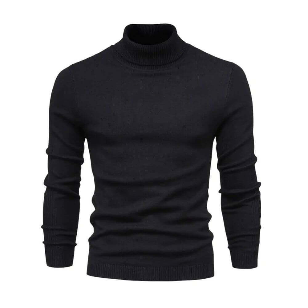 Anthony Maglione Uomo a Coste con Collo – Caldo, Confortevole e Versatile