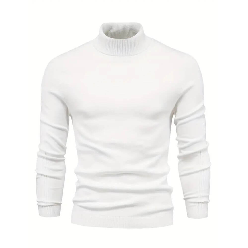 Anthony Maglione Uomo a Coste con Collo – Caldo, Confortevole e Versatile