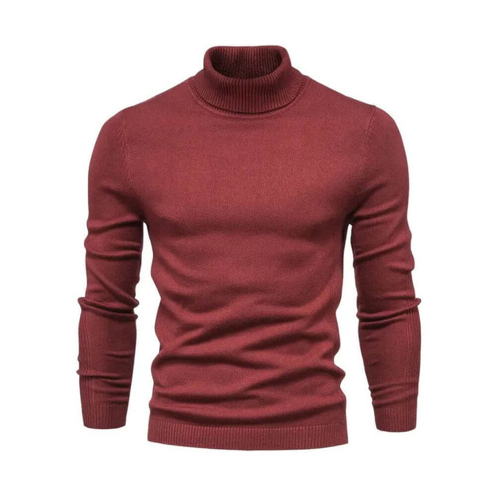 Anthony Maglione Uomo a Coste con Collo – Caldo, Confortevole e Versatile