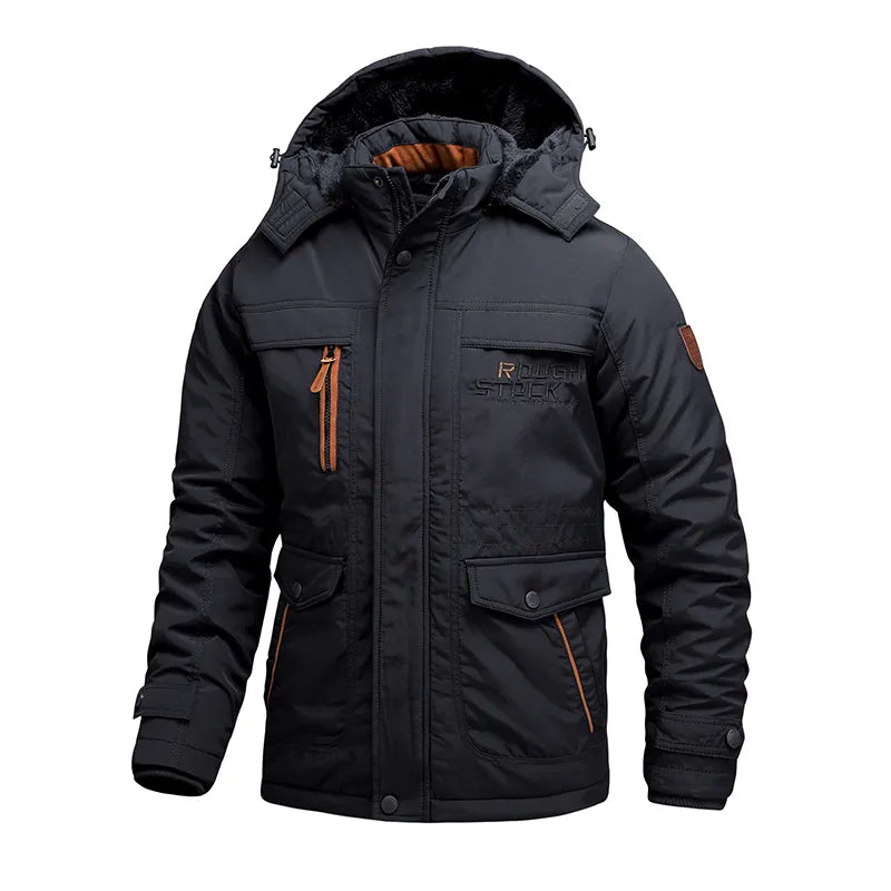 Torvik Giacca Uomo – Jacket Robusta con Cappuccio Rimovibile e Tasche Funzionali