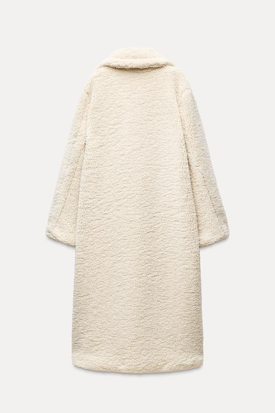 Isabel Cappotto Teddy Donna – Giacca Lunga in Fleece con Design Elegante e Morbido