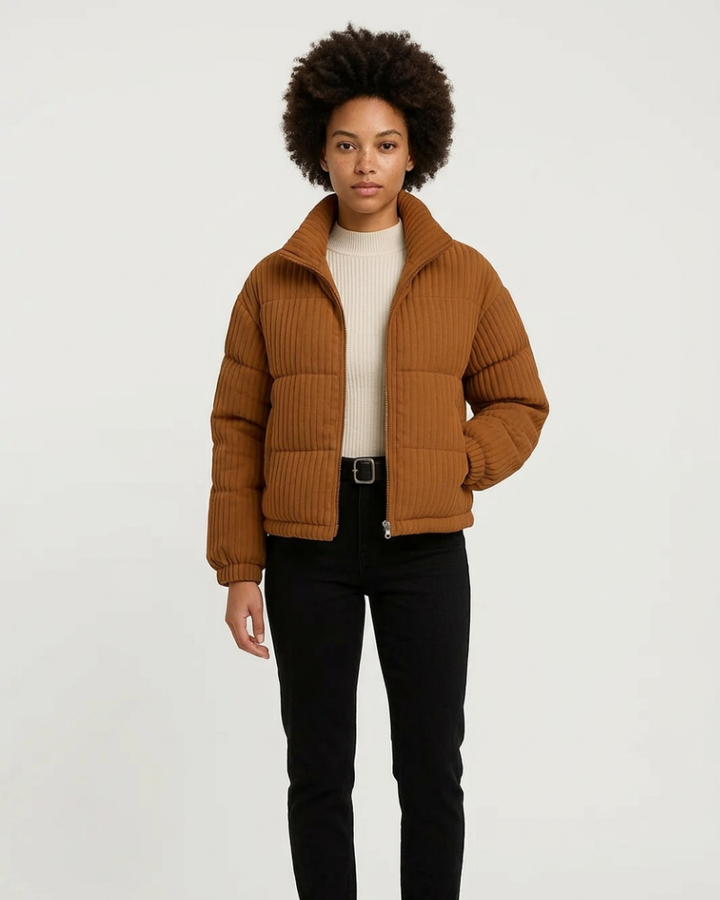 Sonya Piumino Donna Corto Costine – Collo Alto, Giacca Imbottita, Stile Urbano