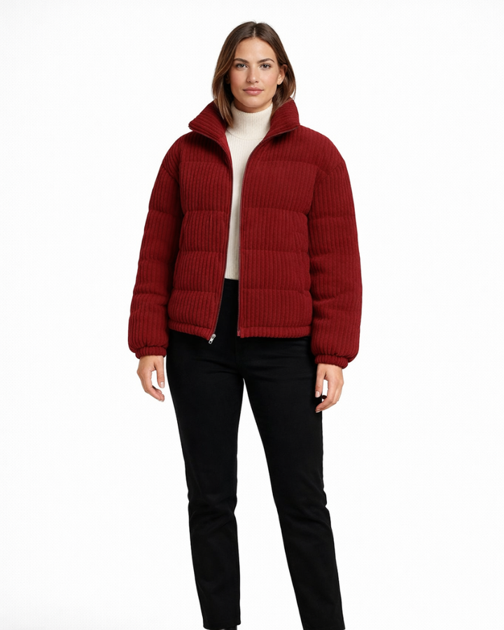 Sonya Piumino Donna Corto Costine – Collo Alto, Giacca Imbottita, Stile Urbano