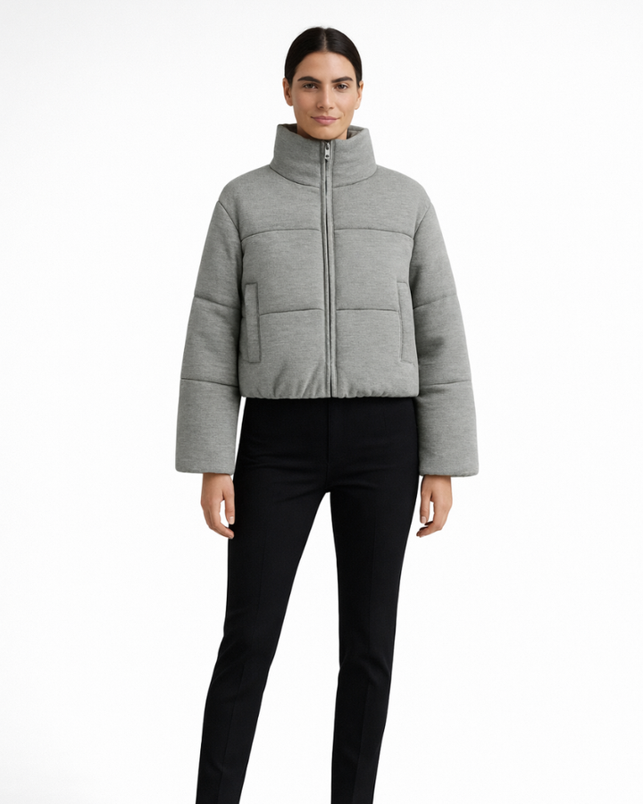 Emmarie Piumino Donna Corto – Collo Alto, Giacca Imbottita Invernale, Stile Urbano