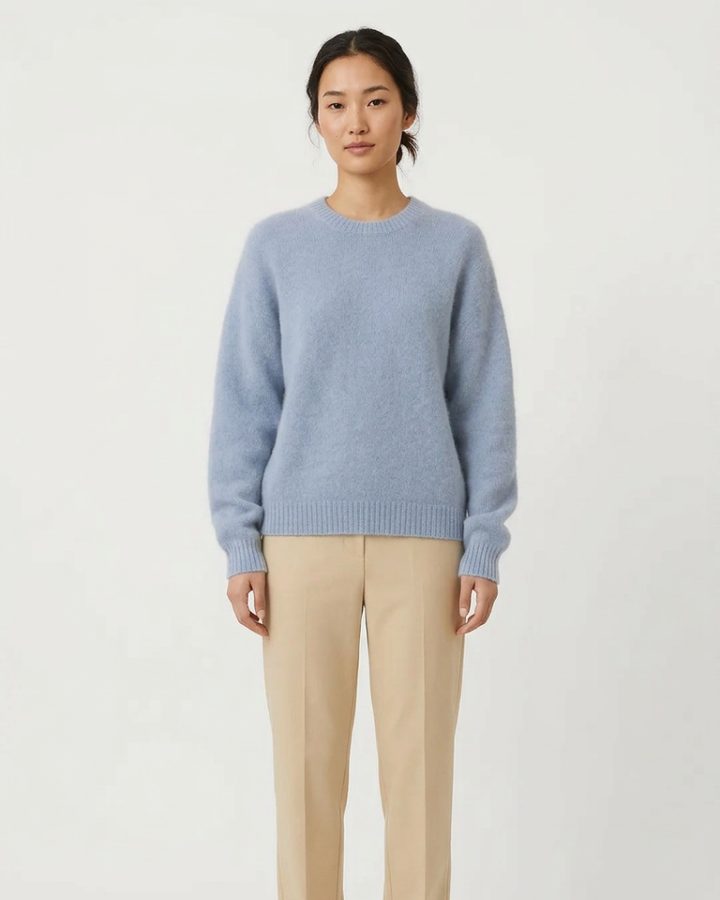 Eloise Maglione Donna Girocollo – Maglia Invernale Morbida, Vestibilità Dritta Elegante