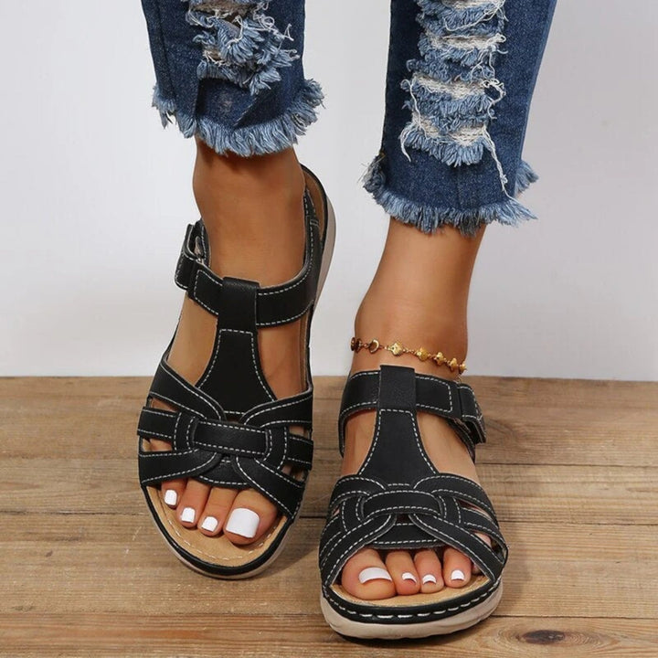 Cómodas sandalias planas para mujer | Slingback