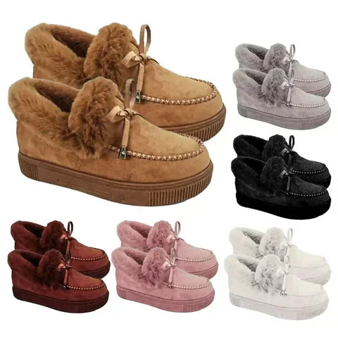 Paulette Pantofole Donna – Ciabatte Invernali con Fodera in Faux Fur e Suola Antiscivolo