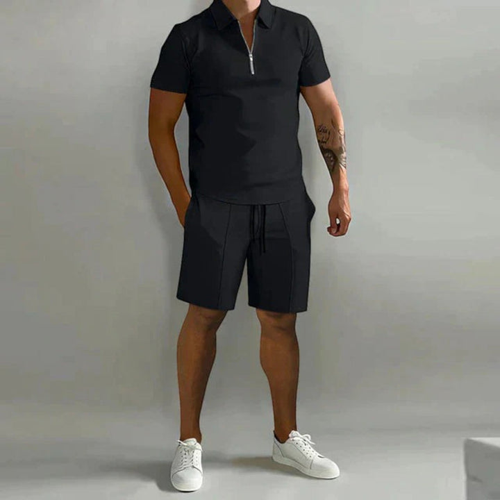 Set Elegante Di Polo E Pantaloncini Da Uomo | Estate