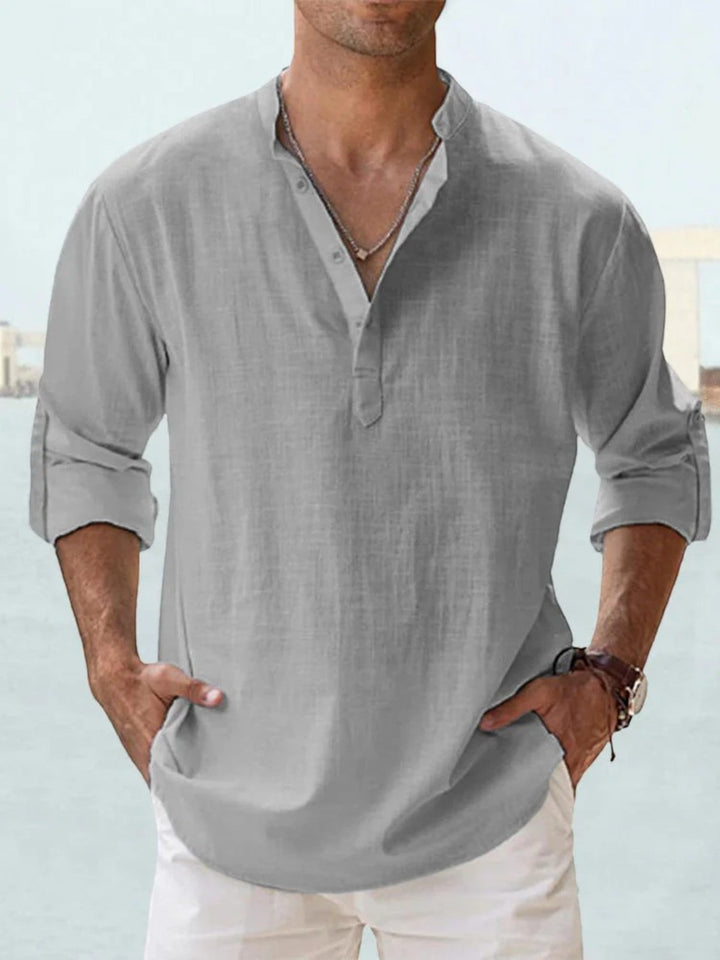 Lumo | Camicia Estiva Casual da Uomo | Maniche Lunghe