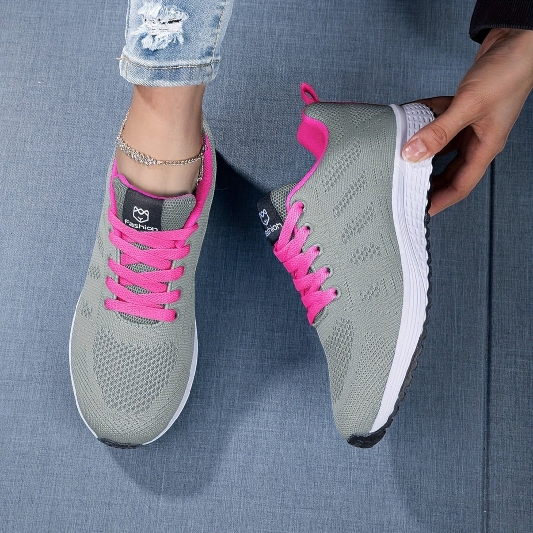 Solène | Komoda Buty Sportowe Sznurowane Damskie