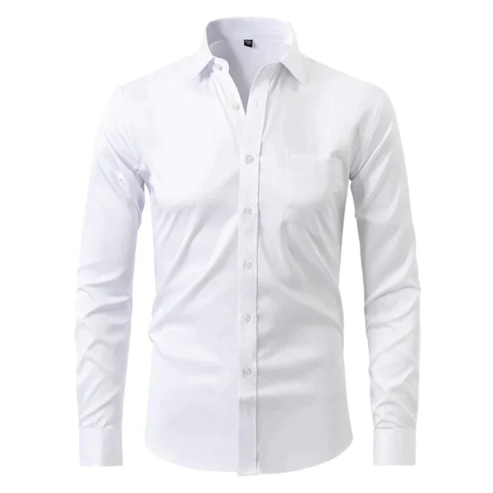 Camicia Uomo Alta Elasticità | Con Abbottonatura