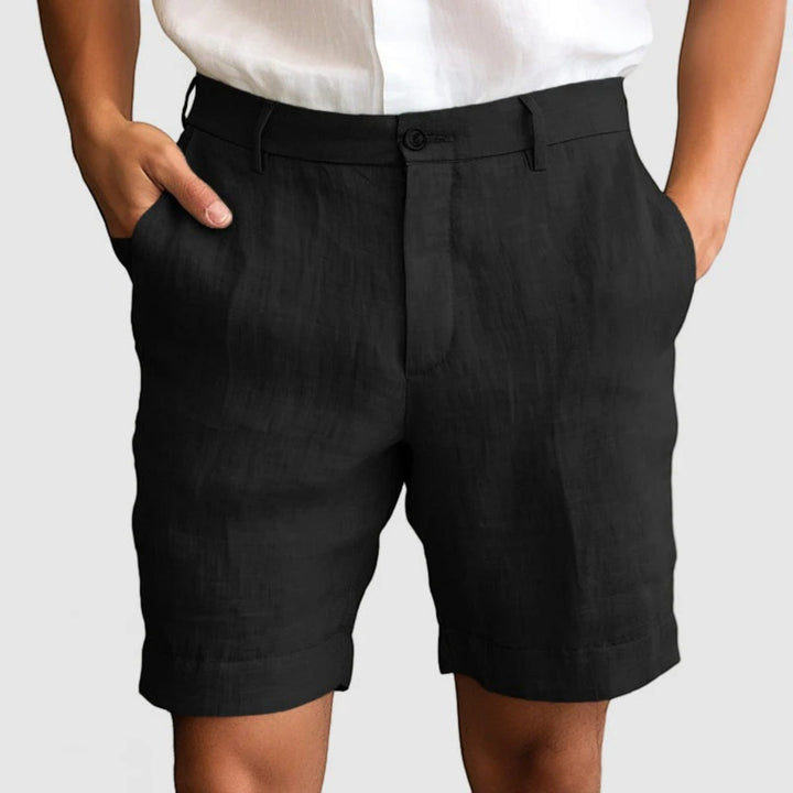 Pantaloncini Casual Con Chiusura A Bottoni Per Uomo | Estate